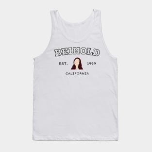 em beihold minimalist varsity college aesthetic sweatshirt Tank Top